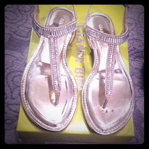 Gold Dressy Sandals